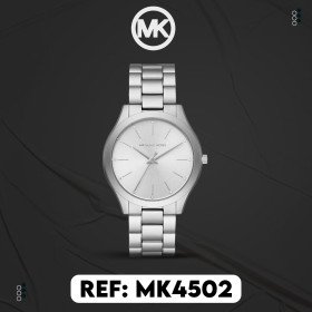 Michael Kors Slim Runway Montre en acier inoxydable argenté MK4502